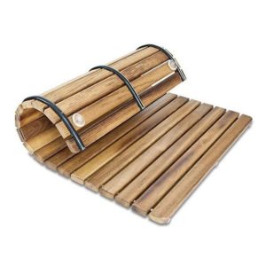 Tarima flexible de madera de teca